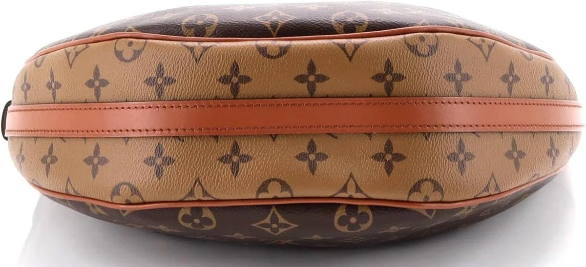 Original, Louis Vuitton Pre-Loved Loop Hobo Reverse Monogram Canvas, Brown