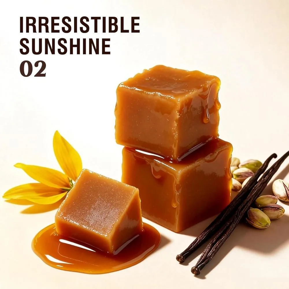 Sttes Perfume 602# Irresistible Sunshine para mujeres – Pistacho, vainilla y caramelo salado, dulce gourmand fragrance