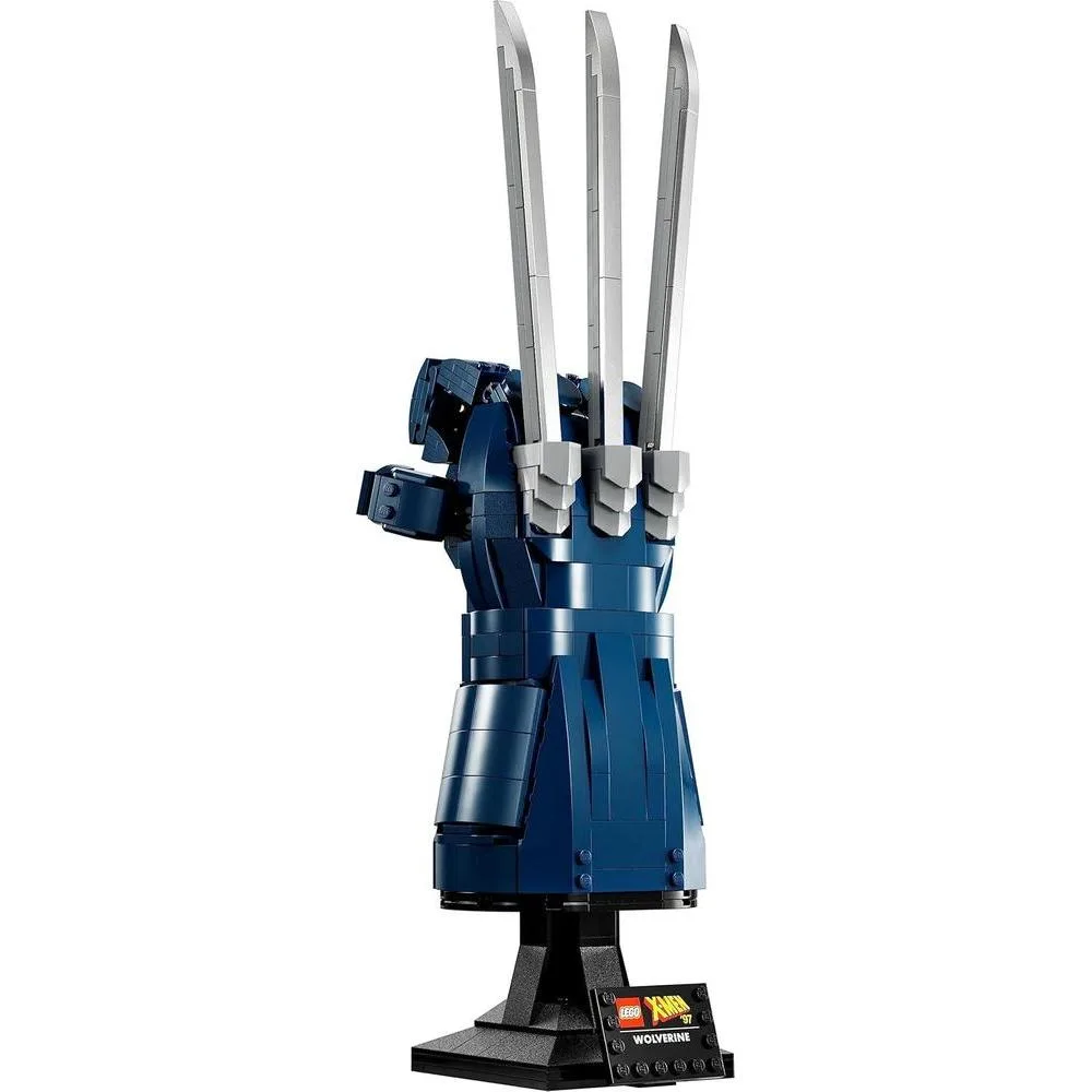 LEGO Marvel Wolverine Adamantium Claw con 596 piezas, inspirado en la serie de anime de 1997, ideal para fanáticos adultos
