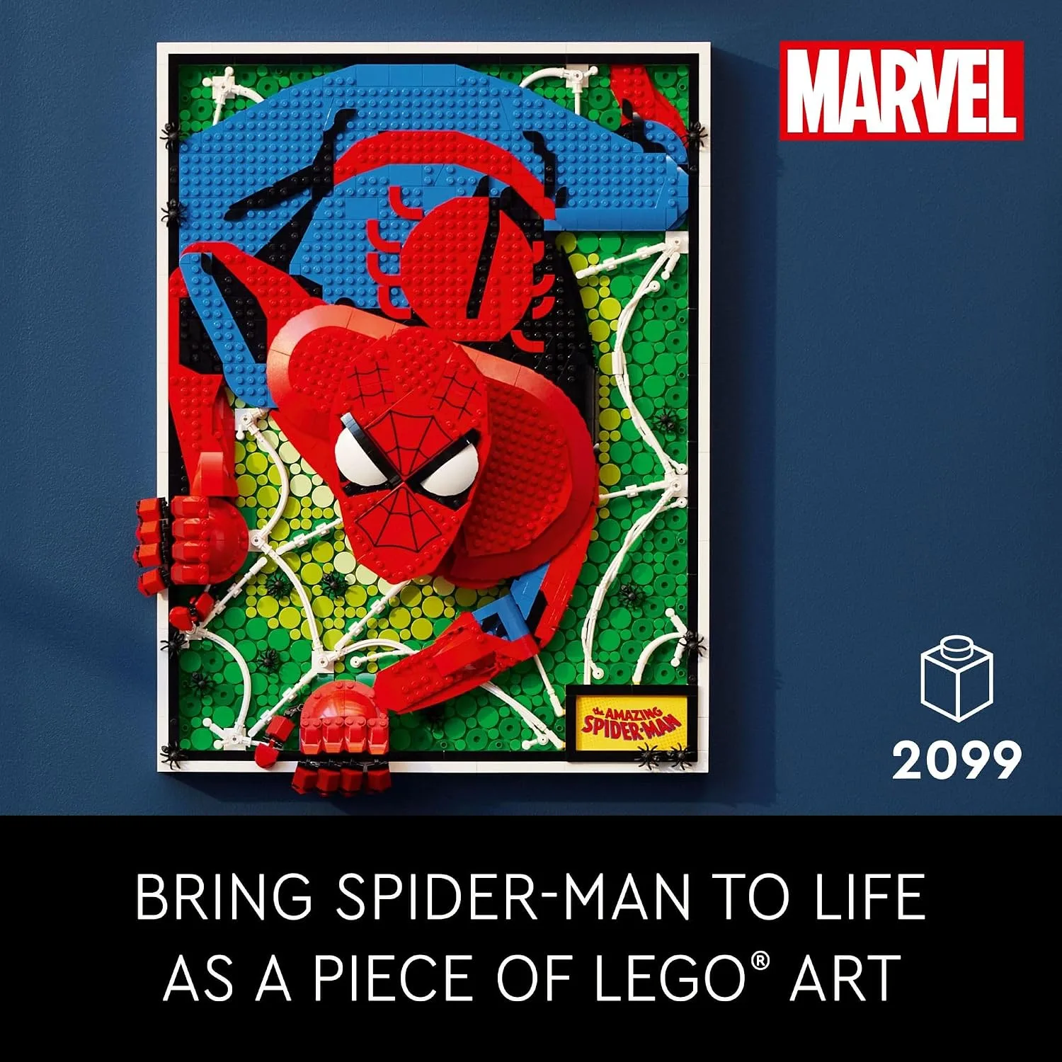 LEGO Art The Amazing Spider-Man 31209 Build & Display Wall Art