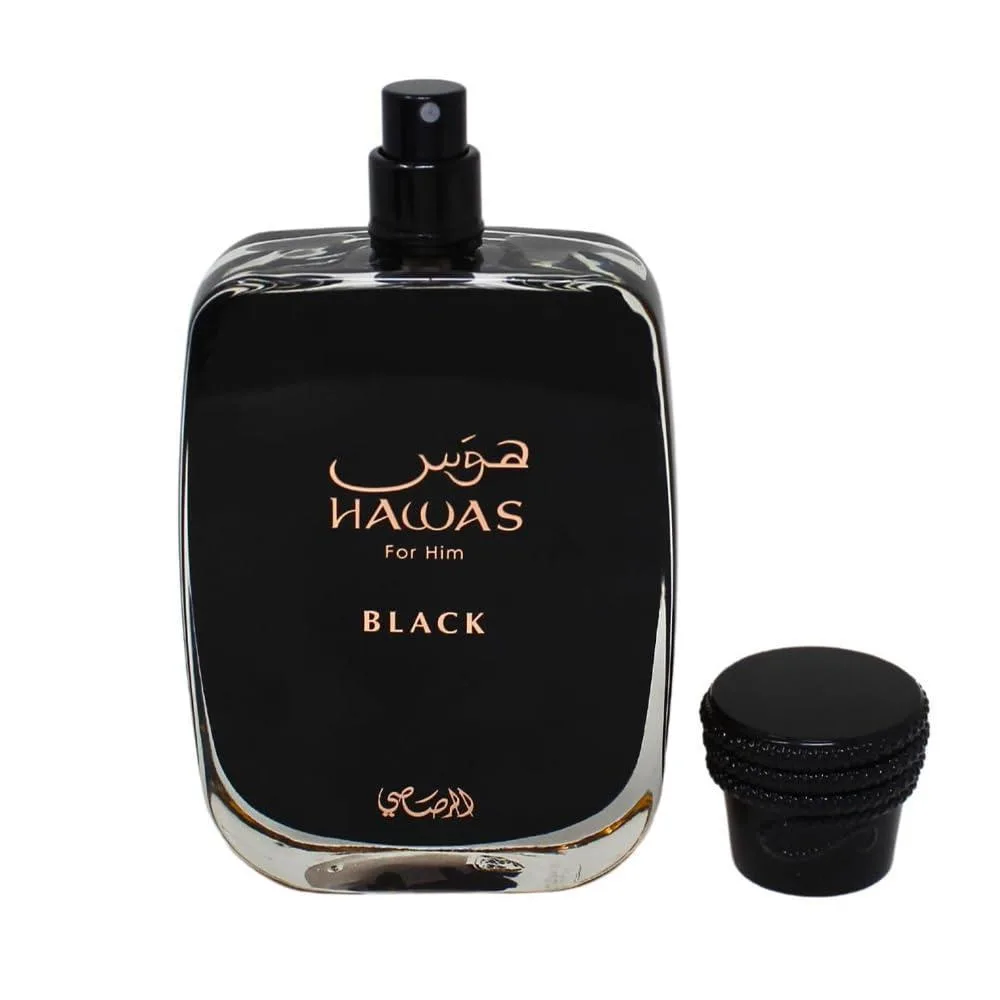 RASASI HAWAS BLACK: fragancia exótica femenina con notas de piña, madera de cedro y ámbar