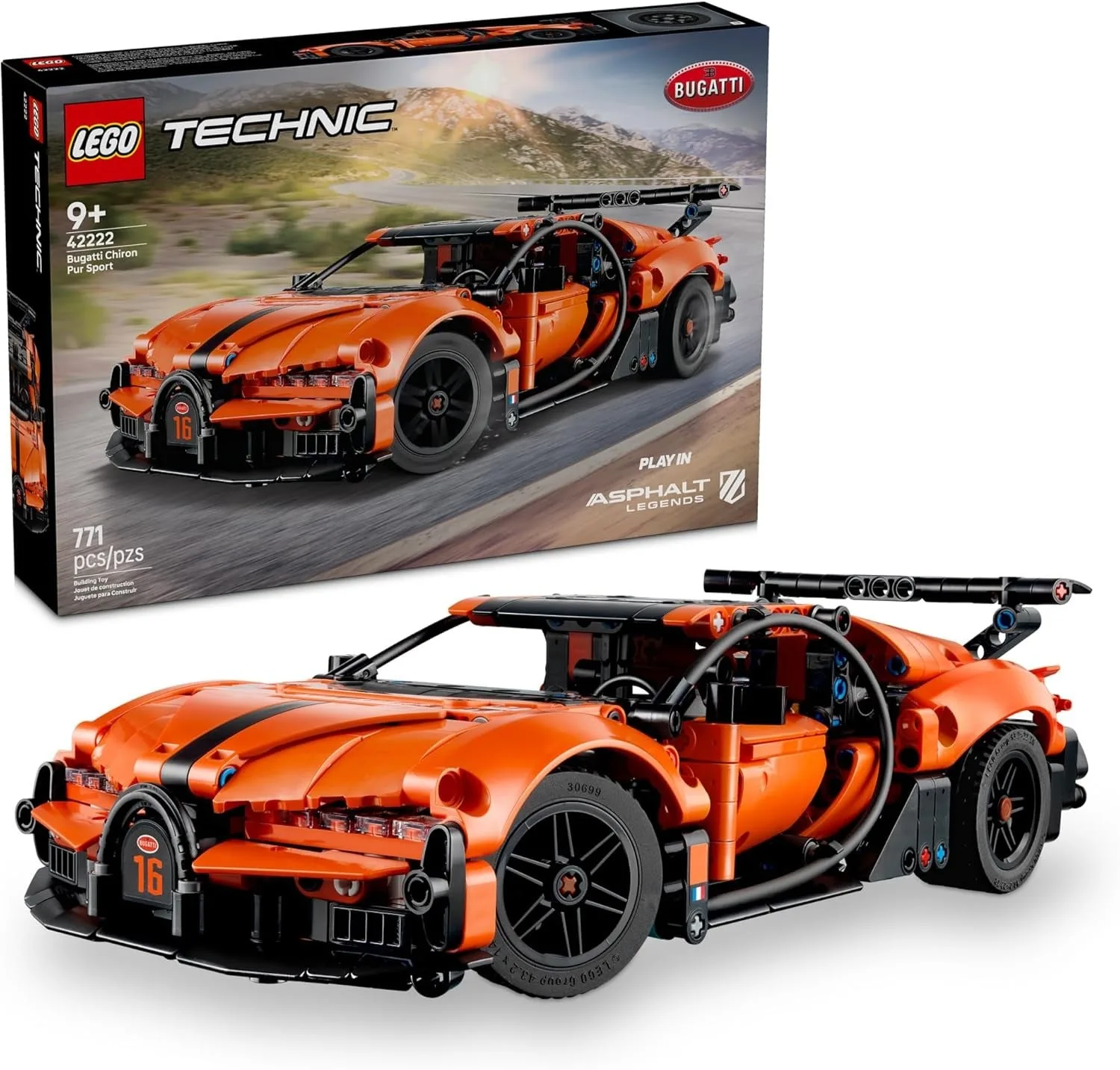 LEGO Technic Bugatti Chiron Pur Sport Hypercar