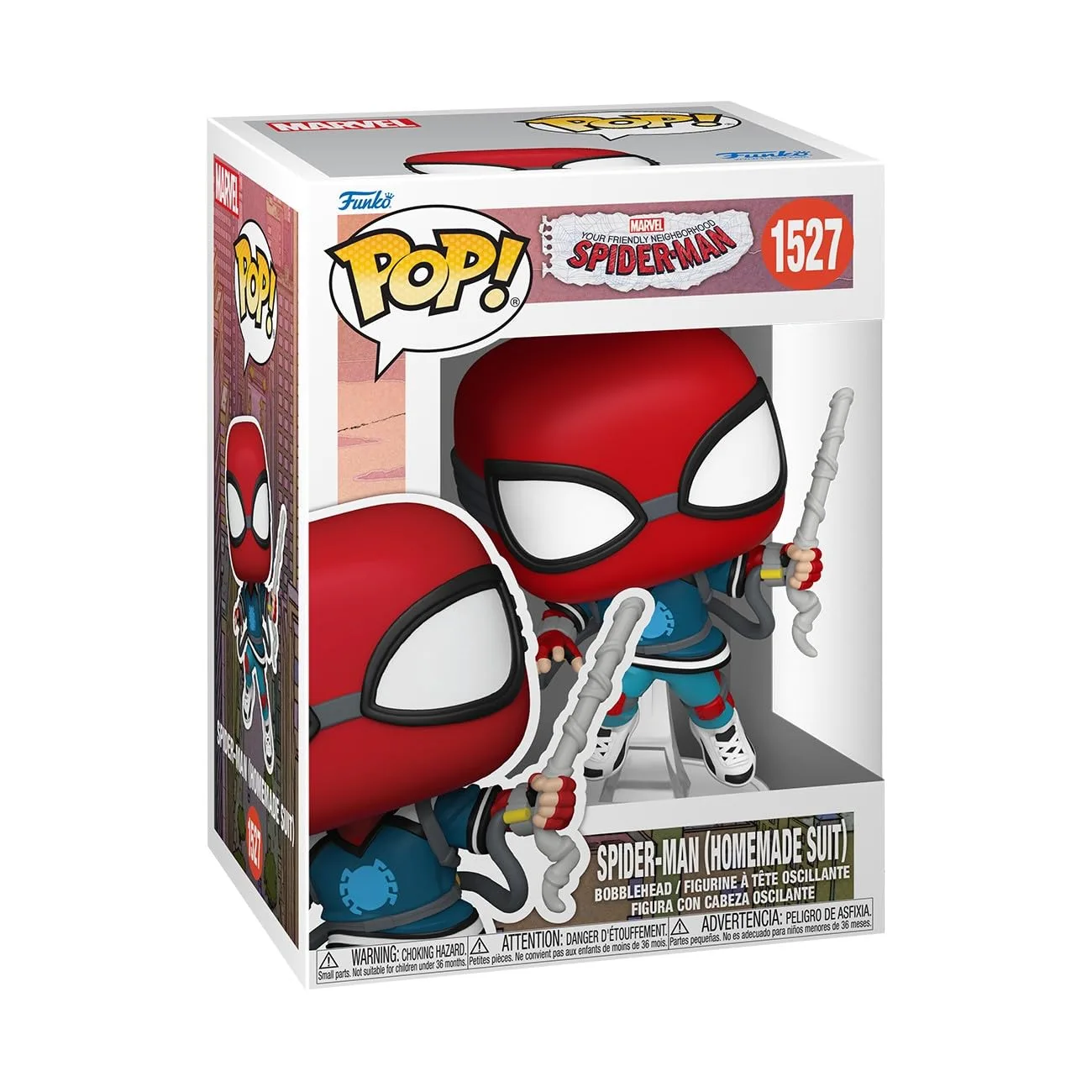 Figura Coleccionable Funko POP! Marvel Spider-Man Peter Parker Proto Suit Animated