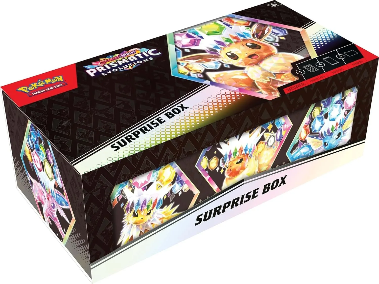 Cartas Pokémon TCG Scarlet & Violet Prismatic Evolutions Surprise Box