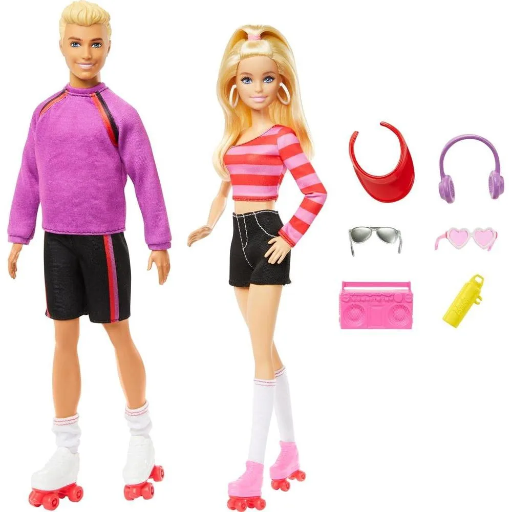 Set Barbie Fashionistas con muñecas y accesorios, colección 65 aniversario (Edición exclusiva Amazon)
