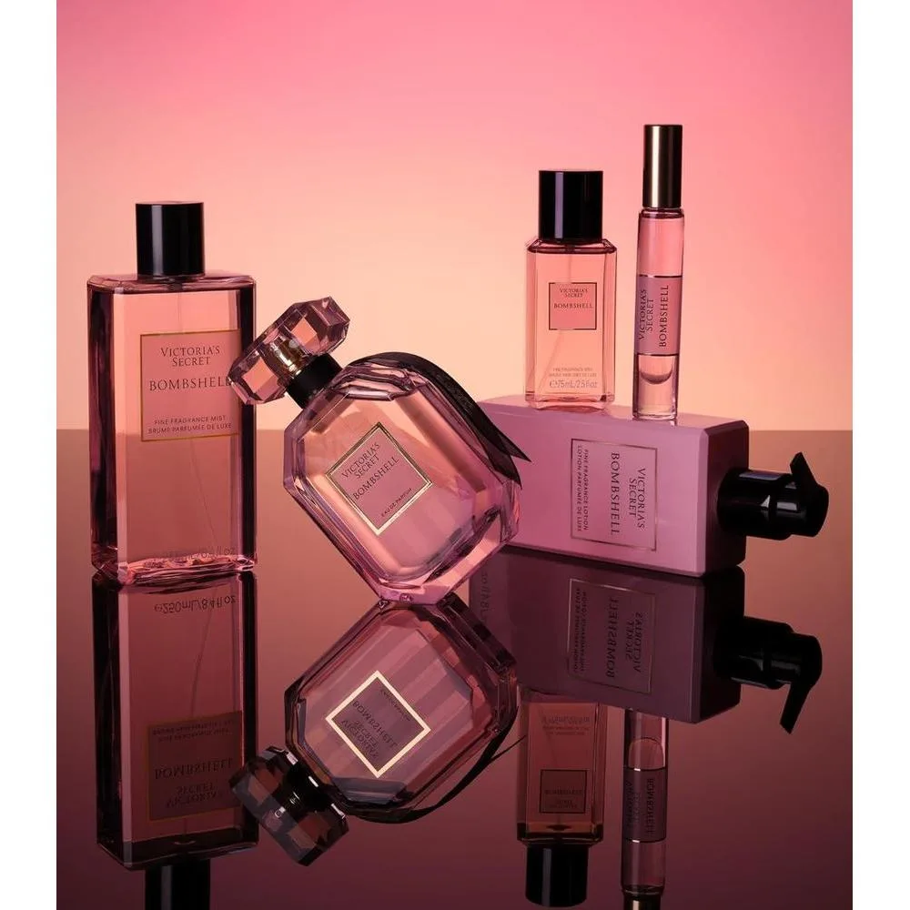 Victoria's Secret Bombshell Fragancia fina en spray de larga duración con notas de maracuyá, peonía y orquídea