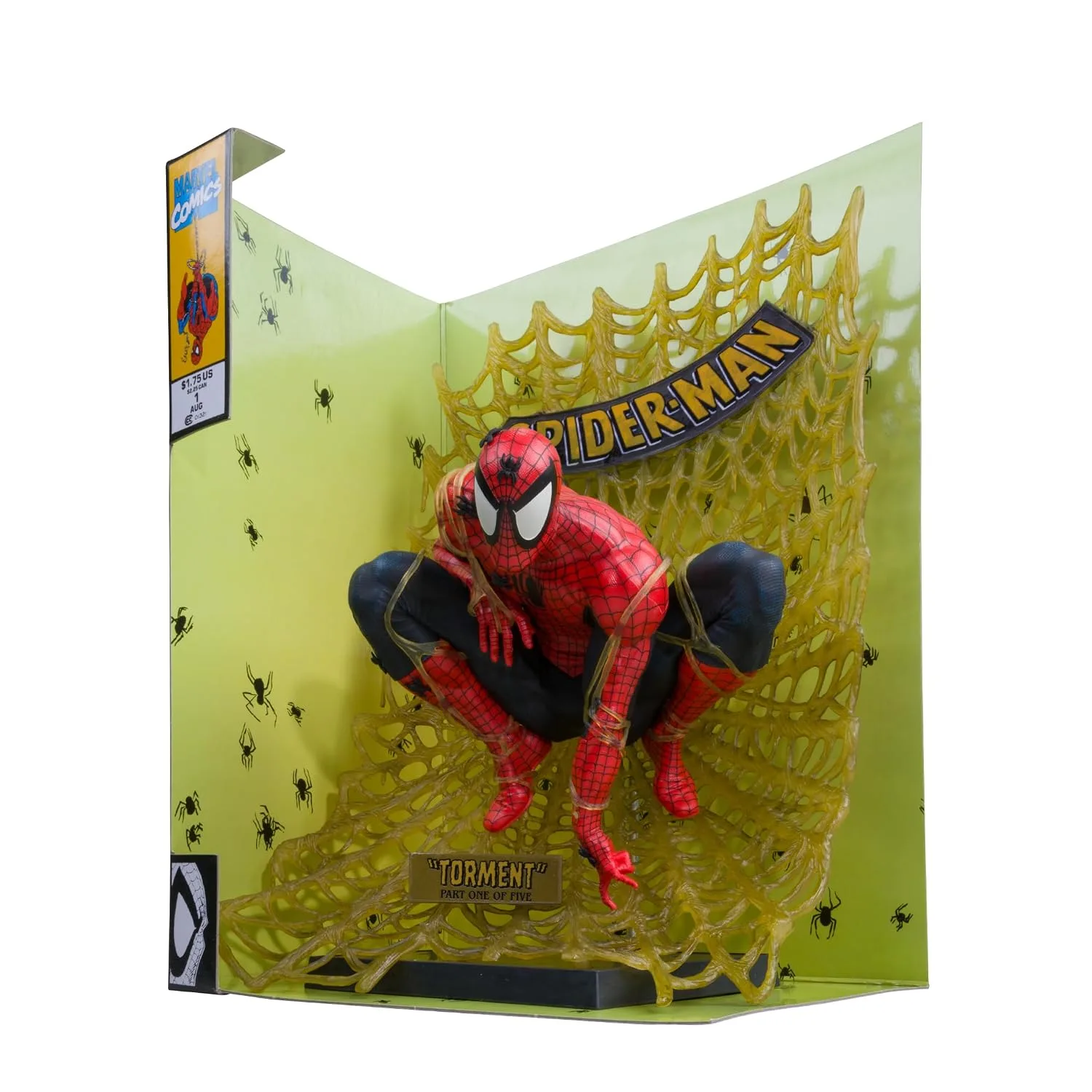 Figura Coleccionable Marvel Spider-Man #1 Gold Label Escala 1/6 de 12 Pulgadas