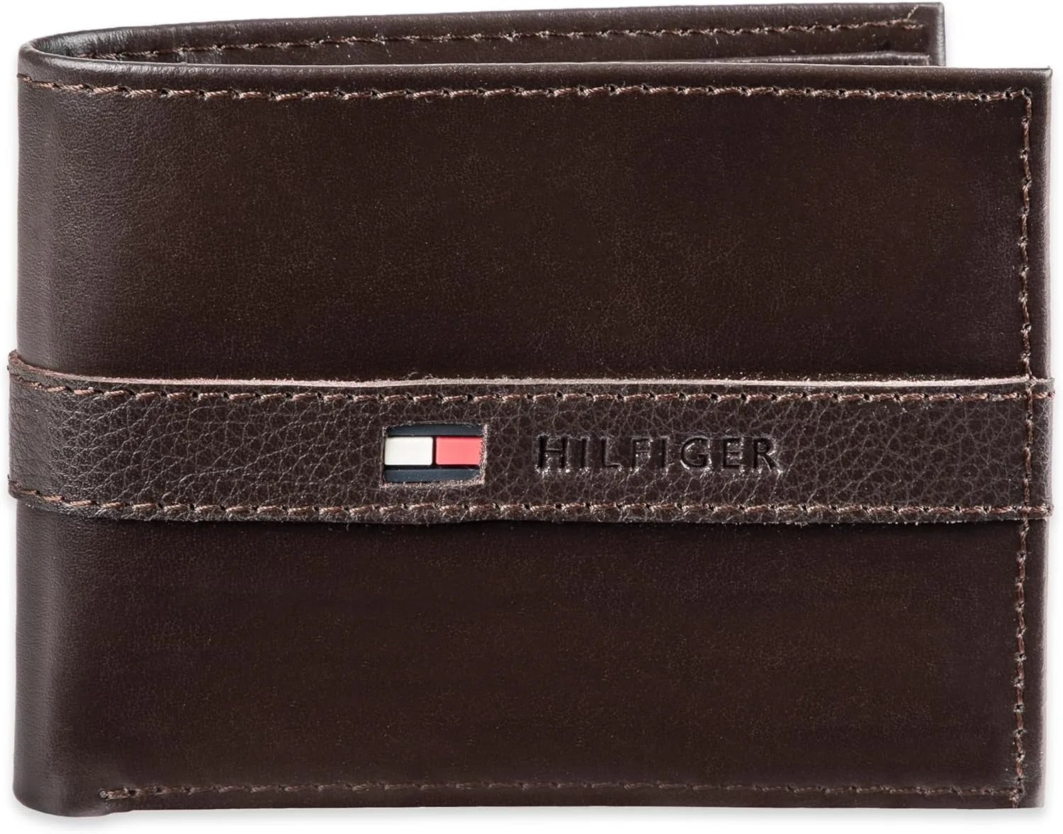 Billetera Tommy Hilfiger Orson Cuero Bifold con Pasaporte Extraíble