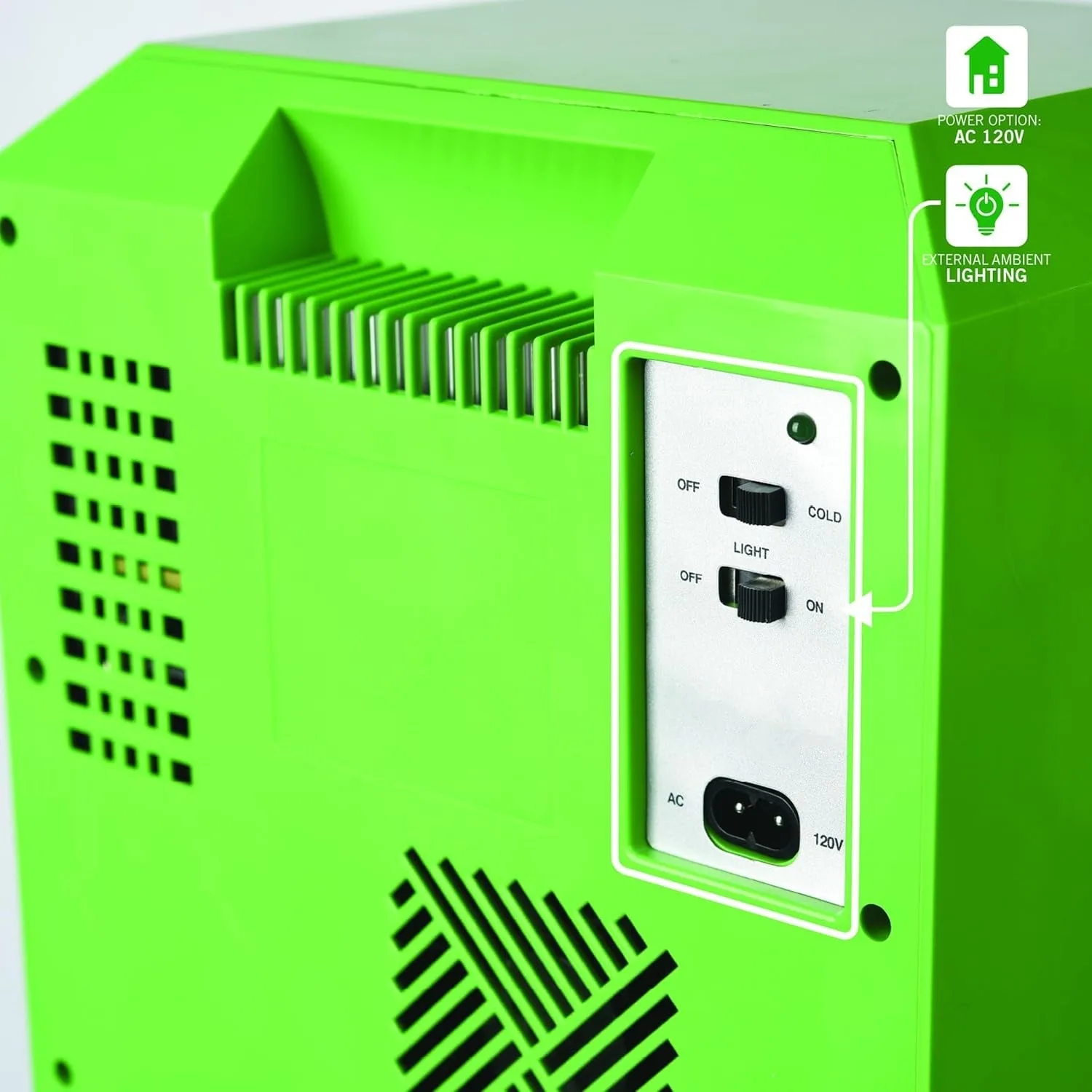 Ukonic Minecraft Legends Creeper Mini Fridge 8L
