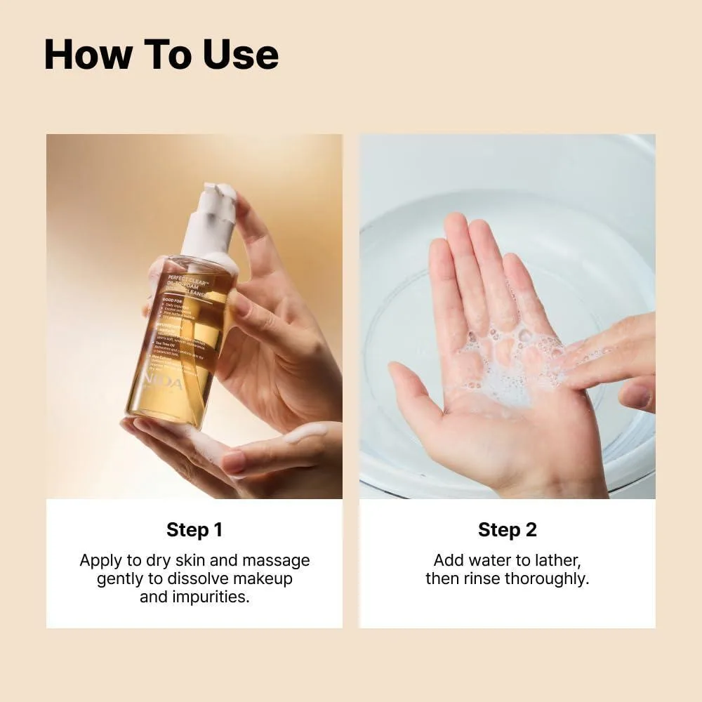 Nida Perfect Clear - Limpiador Doble 145ml Aceite De Jojoba Y Té Para Impurezas Y Sebo