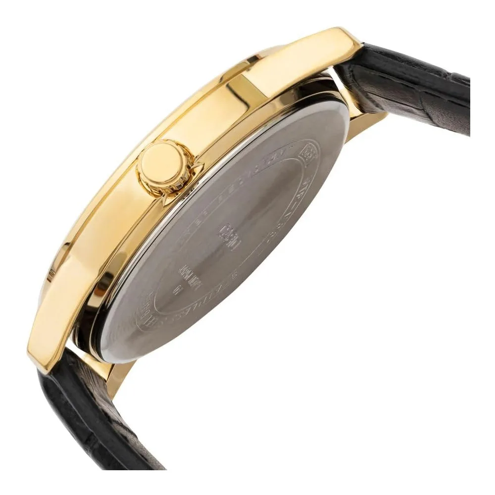 Reloj de pulsera Casio para hombre con correa de cuero negro y movimiento cuarzo, ideal para ocasiones especiales