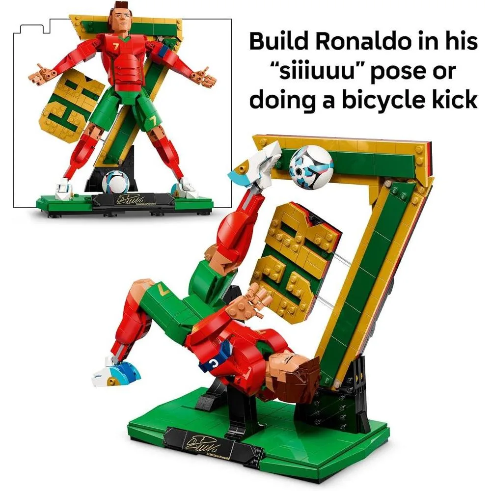 LEGO Cristiano Ronaldo – Leyenda del fútbol – Juego de construcción para niños y niñas a partir de 12 años – Regalo coleccionable