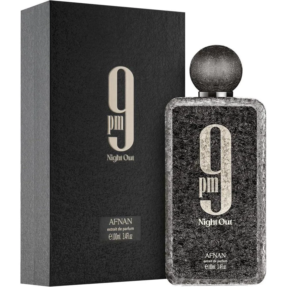 Afnan 9PM Night Out Extrait de Parfum, fragancia sofisticada y duradera para hombres