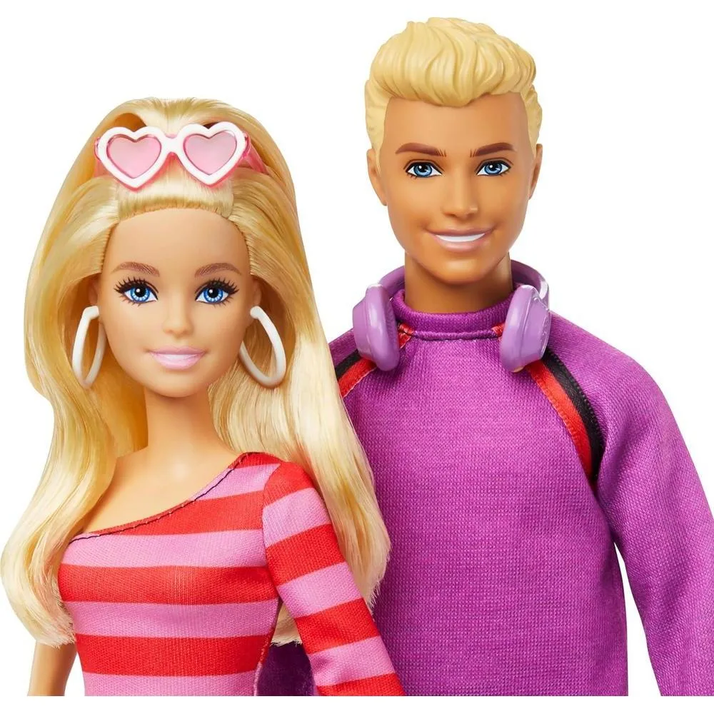 Set Barbie Fashionistas con muñecas y accesorios, colección 65 aniversario (Edición exclusiva Amazon)