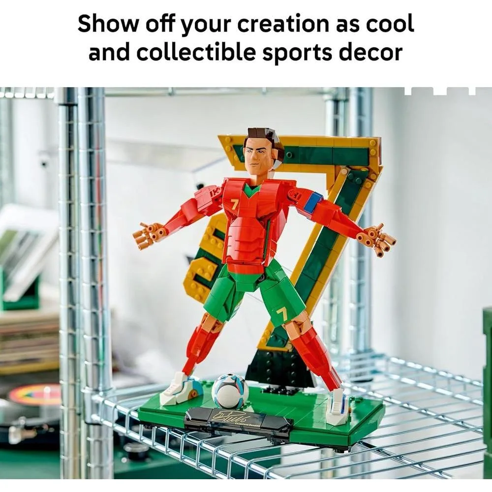 LEGO Cristiano Ronaldo – Leyenda del fútbol – Juego de construcción para niños y niñas a partir de 12 años – Regalo coleccionable