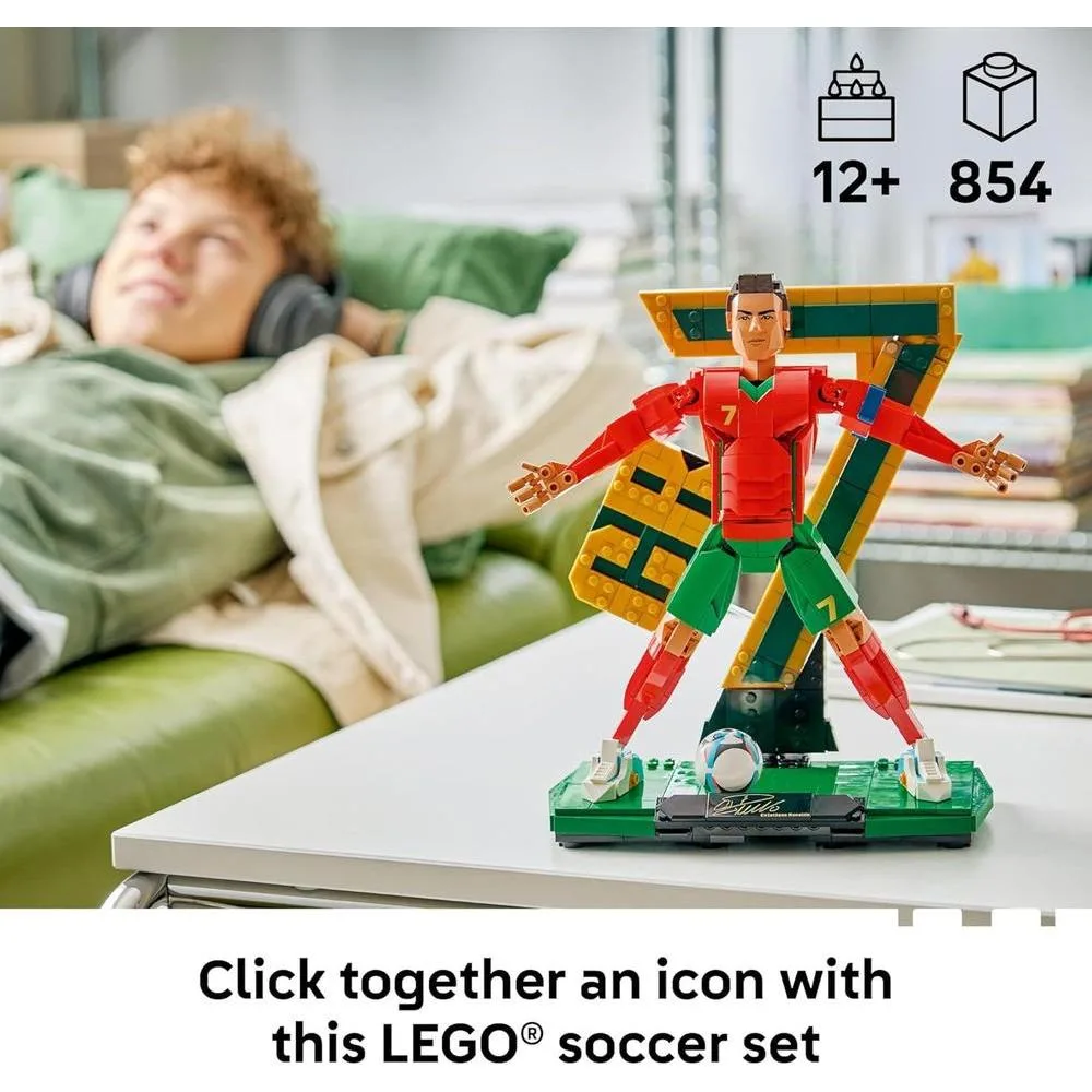LEGO Cristiano Ronaldo – Leyenda del fútbol – Juego de construcción para niños y niñas a partir de 12 años – Regalo coleccionable