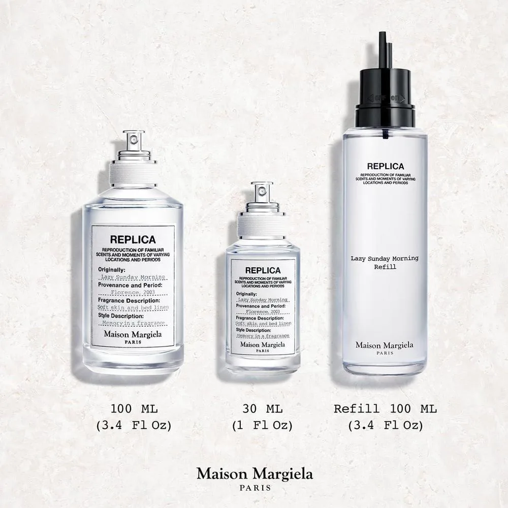 Maison Margiela - Replica Lazy Sunday Morning Eau de Toilette - Fragancia fresca floral unisex con lirio e iris