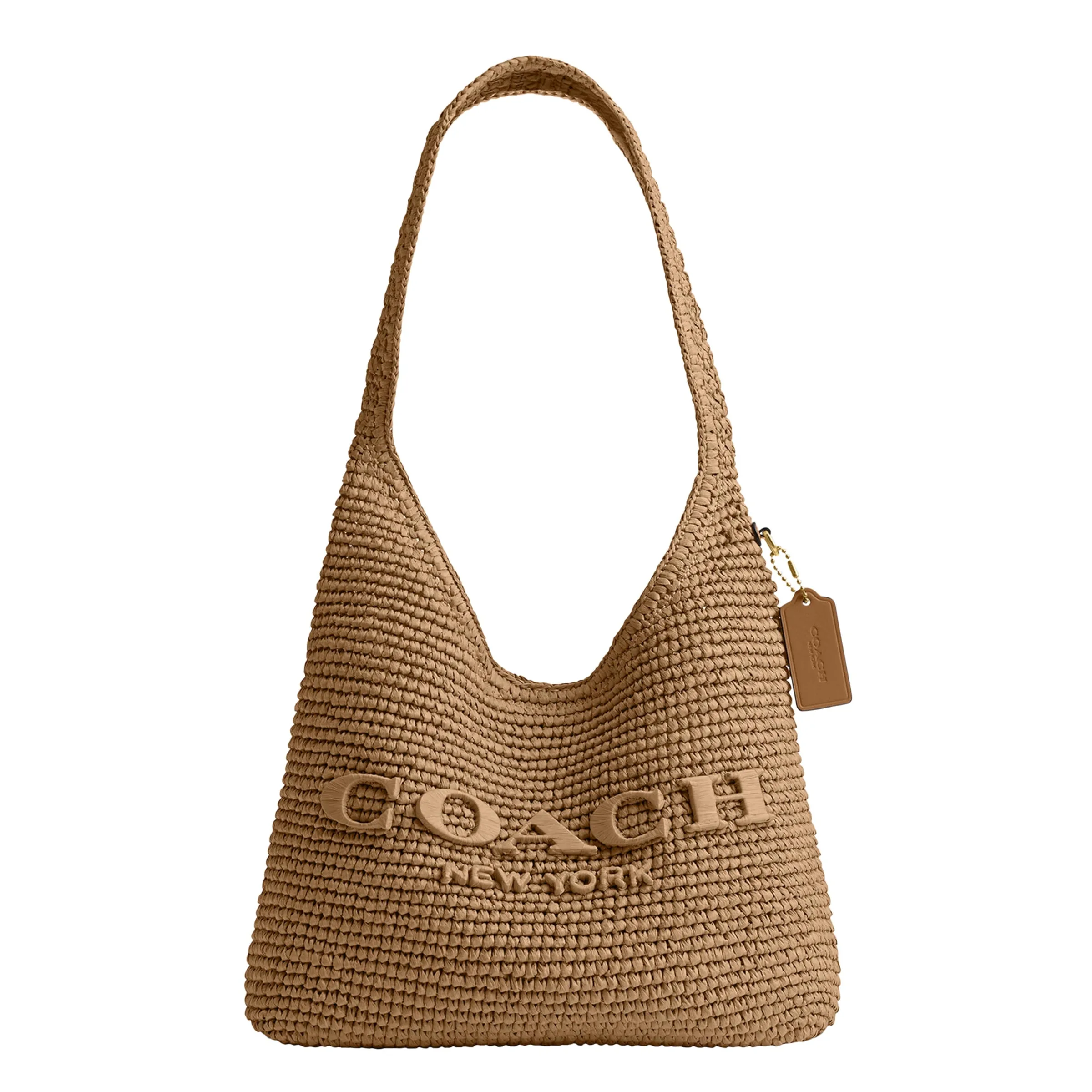 COACH Women's Brooklyn Shoulder Bag 28, Natural, One Size