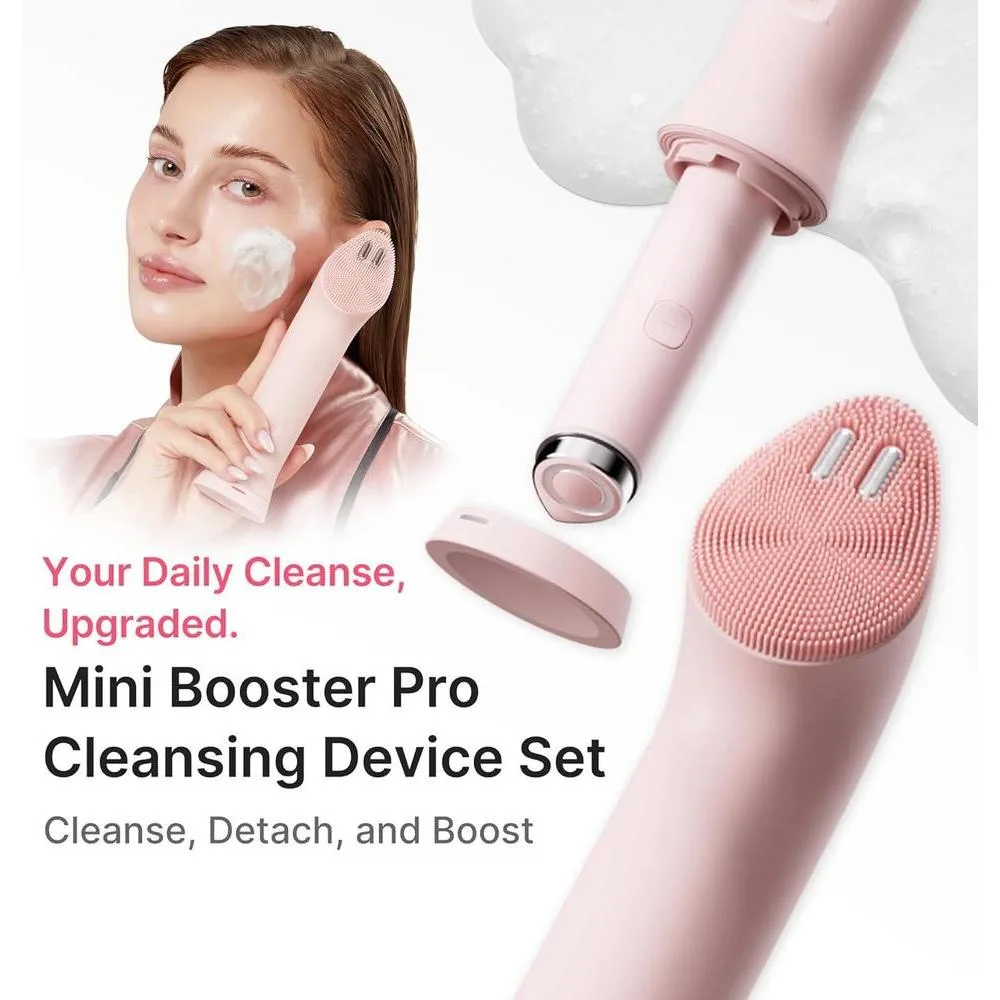 Medicube Mini Booster Pro Plus, dispositivo 2 en 1 para limpieza y cuidado de la piel, portátil y recargable USB-C
