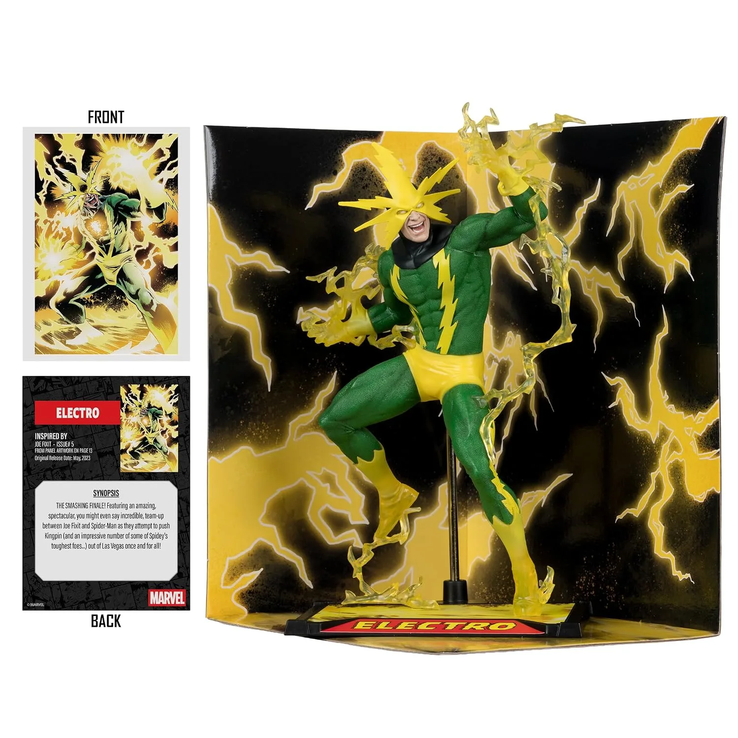 McFarlane Toys Marvel Electro Escala 1:10 Collectible (Joe Fixit #5)