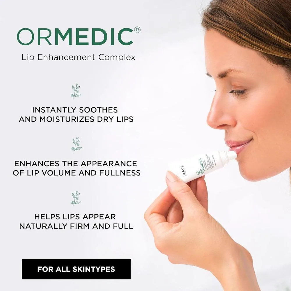 IMAGE Skincare Ormedic Complejo labial con pH equilibrado, aceite de aguacate y vitamina E para hidratación profunda