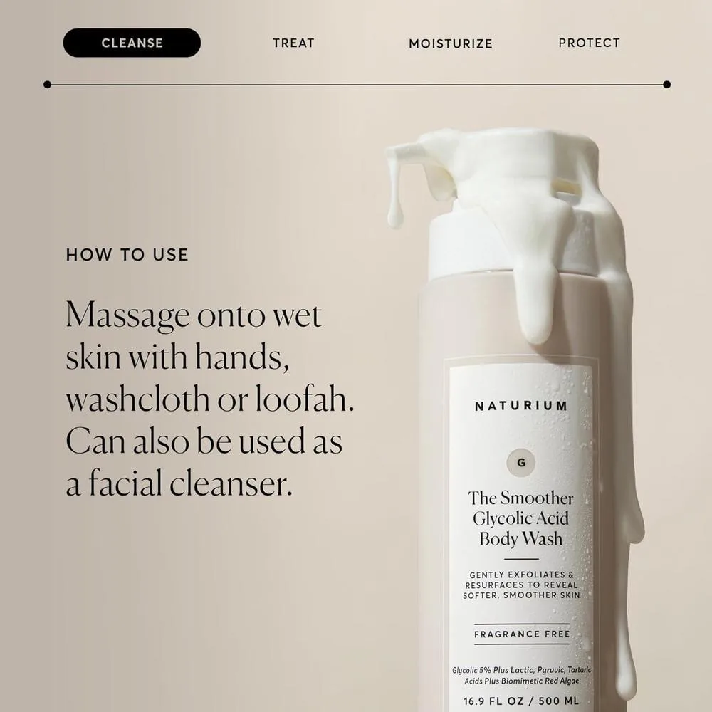 Gel De Baño Exfoliante Naturium Ácido Glicólico 500ml