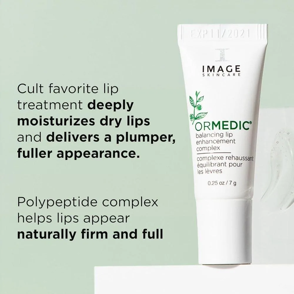 IMAGE Skincare Ormedic Complejo labial con pH equilibrado, aceite de aguacate y vitamina E para hidratación profunda