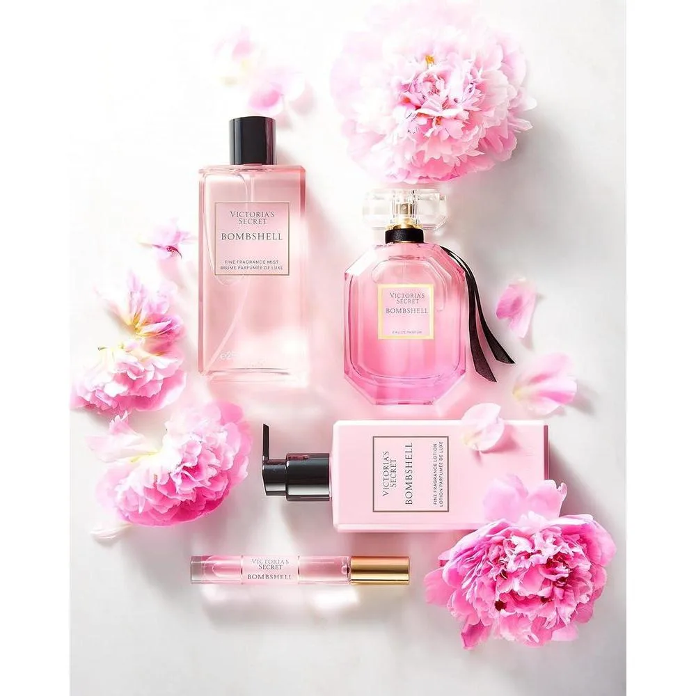 Victoria's Secret Bombshell Fragancia fina en spray de larga duración con notas de maracuyá, peonía y orquídea
