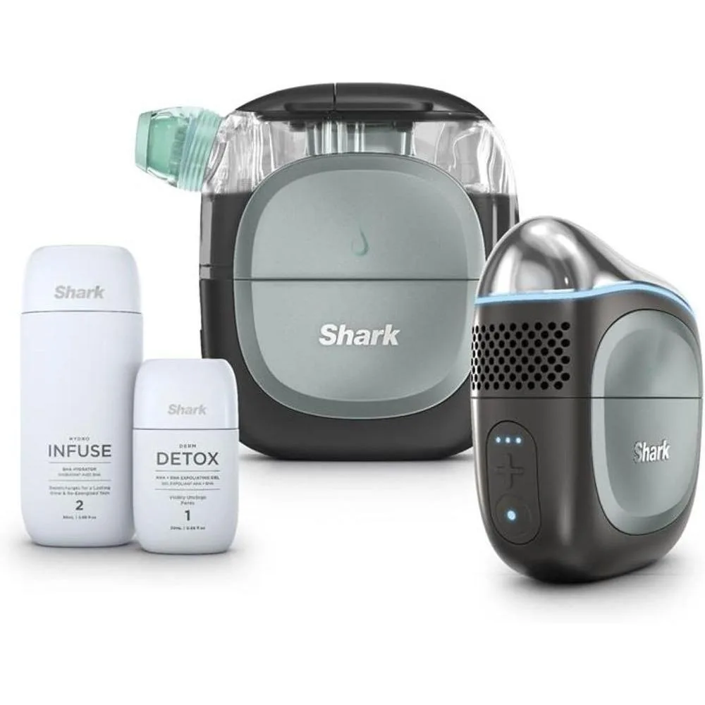 Shark FacialPro Glow + DePuffi 2-in-1 Facial & Contrast Therapy, FH320BK