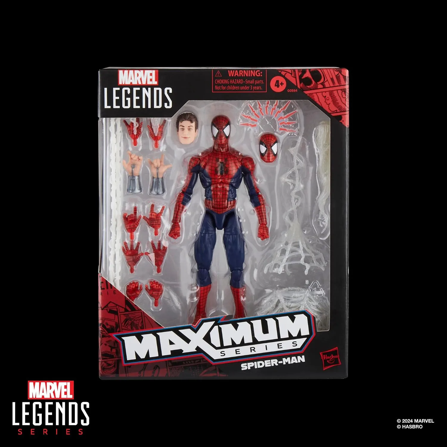 Marvel Legends Maximum Series Spider-Man Deluxe Action Figure 6 pulgadas