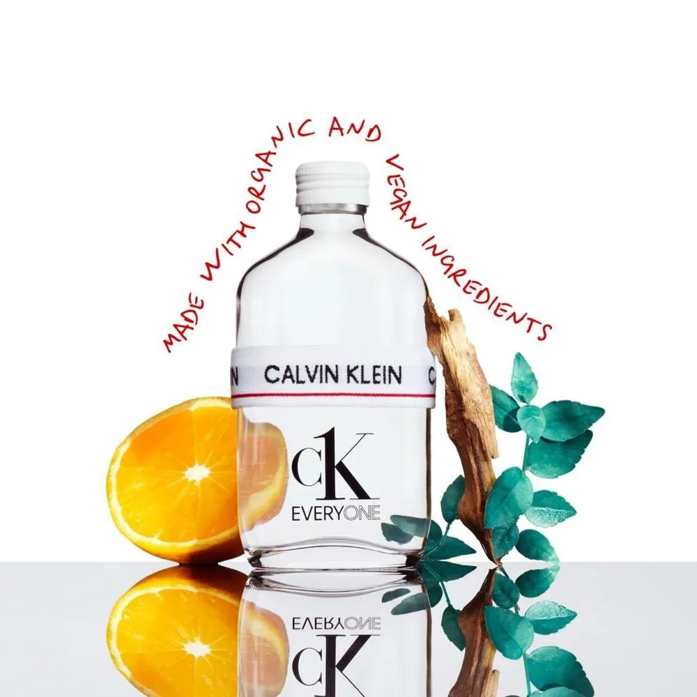 Calvin Klein CK Everyone Eau de Toilette cítrica unisex con notas de naranja, jengibre y madera de cedro