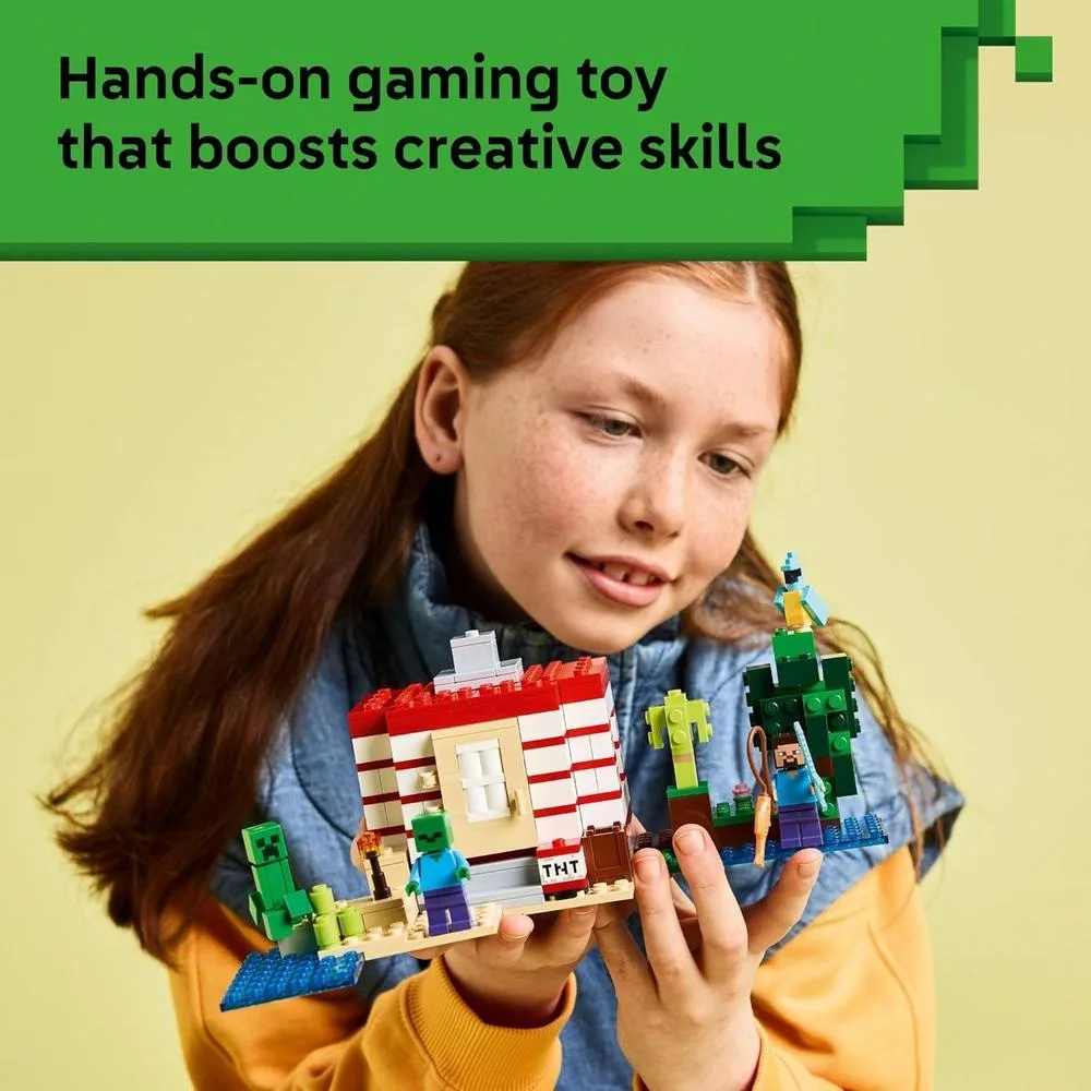 Juego de construcción LEGO Minecraft Casa del Árbol con TNT, para niños y niñas de 8 años en adelante, regalo ideal