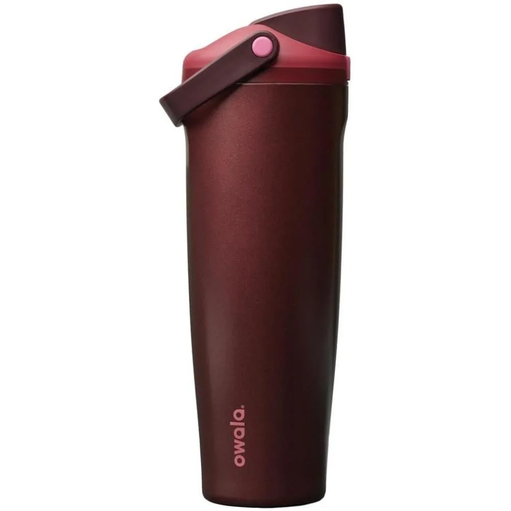Termo Owala FreeSip Sway acero inoxidable 40 oz Negro Cereza