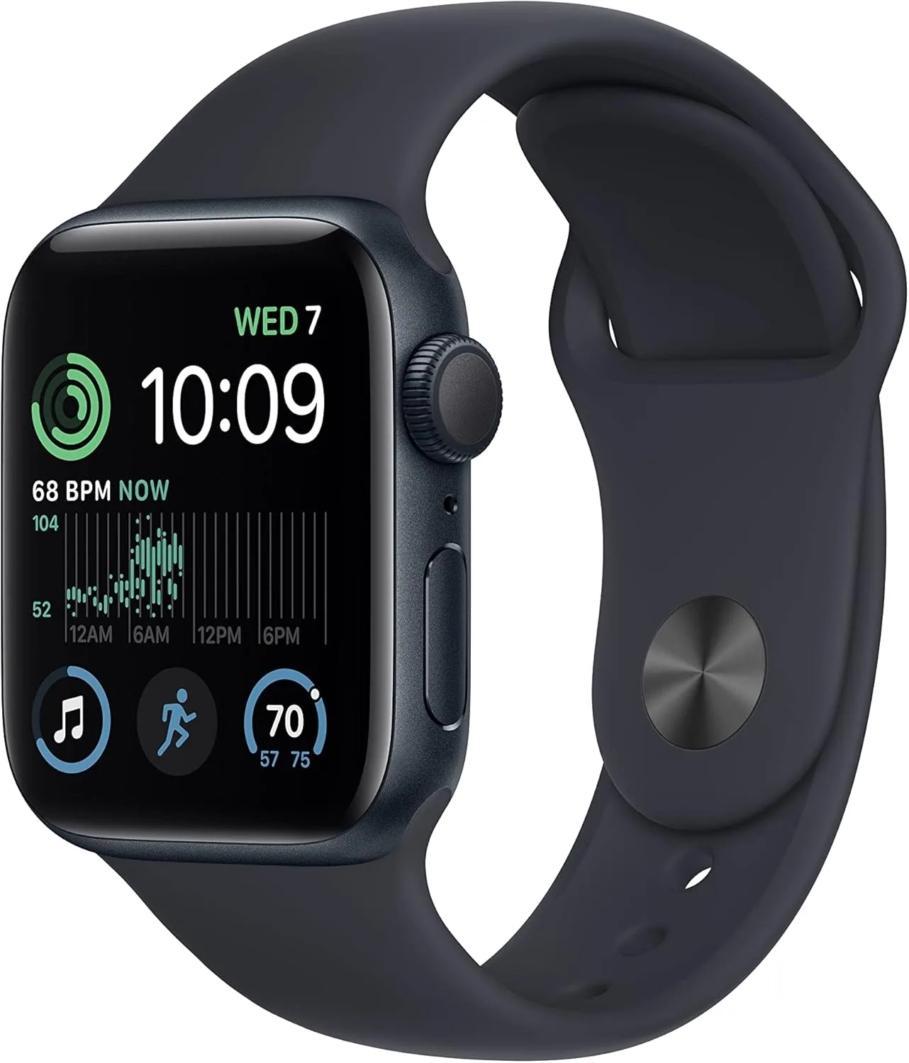 Apple Watch SE 2da Generación GPS 40mm Caja Aluminio Midnight con Correa Sport Midnight Talla S/M Reacondicionado