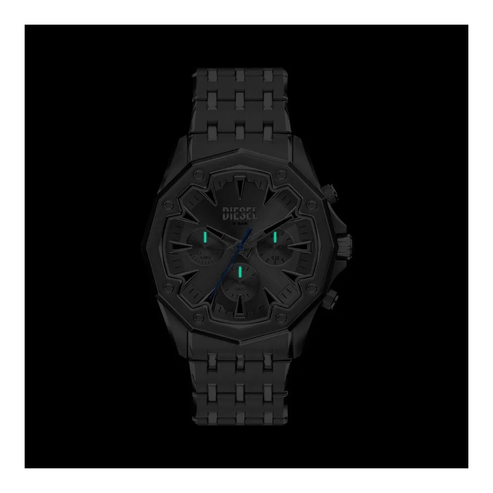 Diesel Men's Stinger Chronograph Gunmetal Stainless Steel Watch (Model: DZ4708)