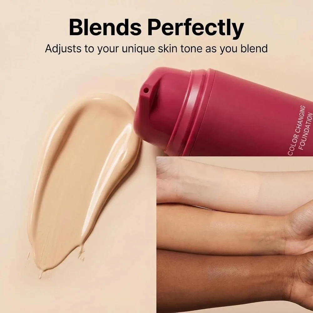 Base Líquida Que Cambia De Color, Adaptadora Del Tono De Piel Para Acabado Natural, SPF 15, 30 Ml