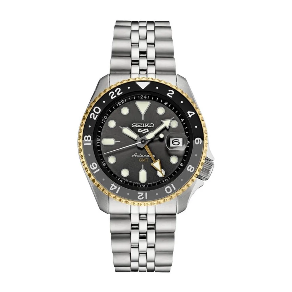 Reloj Seiko 5 Sports SKX GMT automático para hombre acero inoxidable