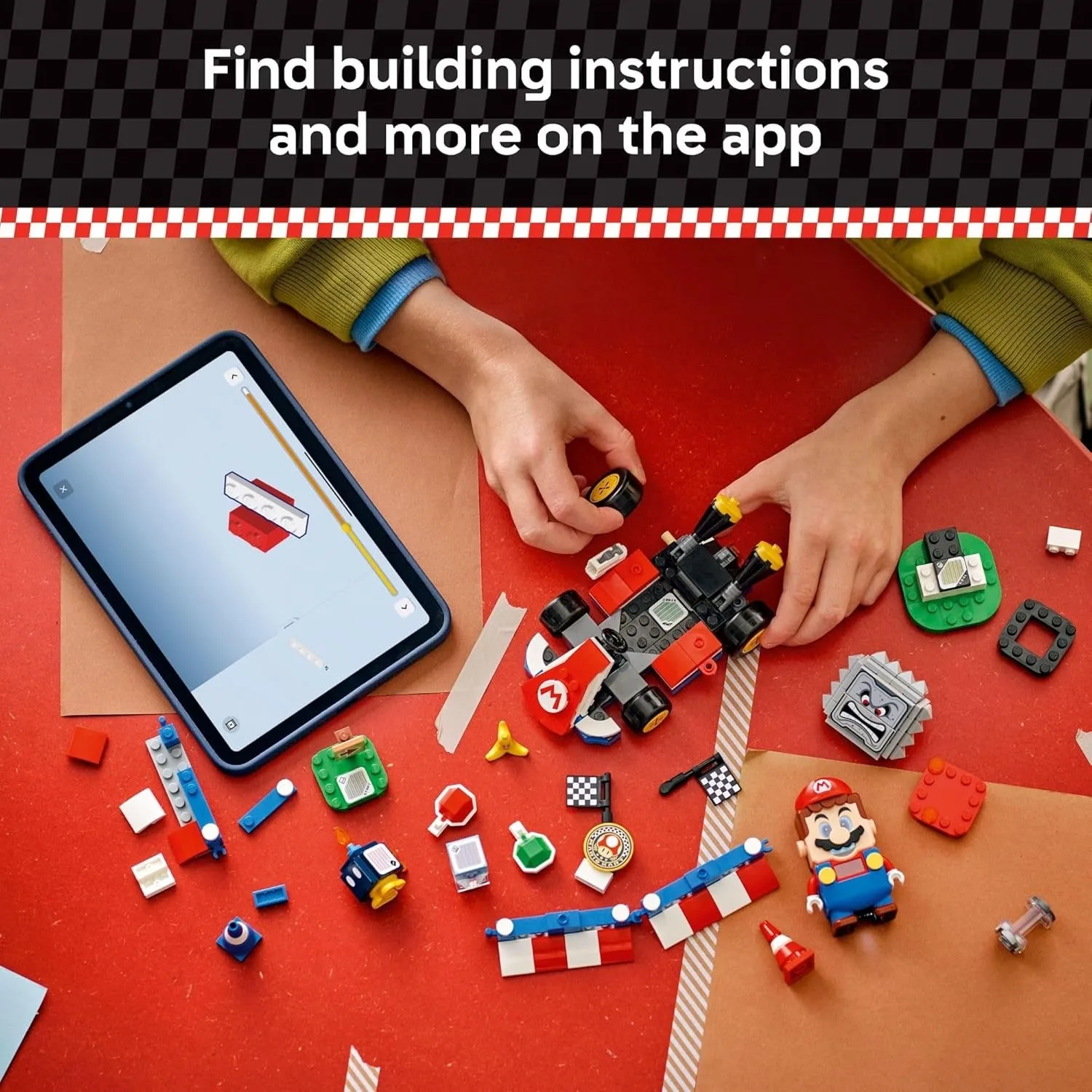 LEGO Super Mario: Mario Kart – Interactive Mario & Standard Kart Building Toy