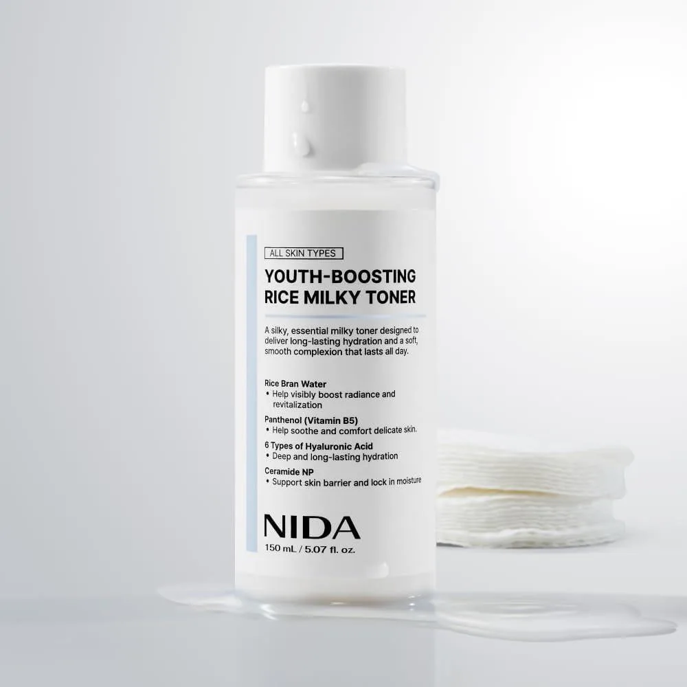 Tónico Facial De Arroz NIDA Con Niacinamida Y Ceramida NP 150ml