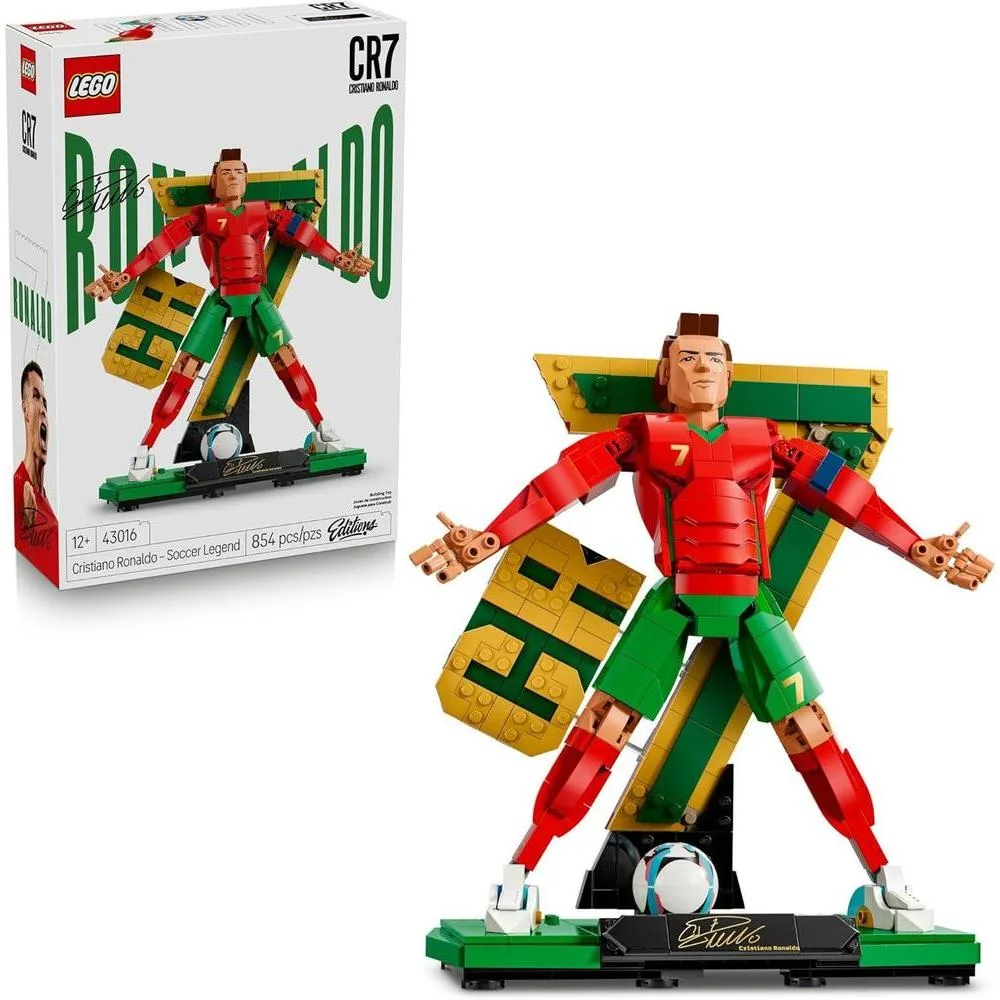 Set de construcción LEGO Editions Cristiano Ronaldo Soccer Legend 43016