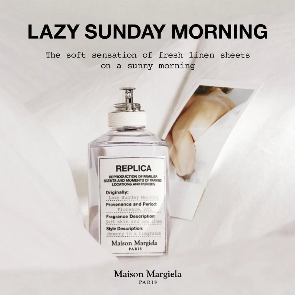 Maison Margiela - Replica Lazy Sunday Morning Eau de Toilette - Fragancia fresca floral unisex con lirio e iris