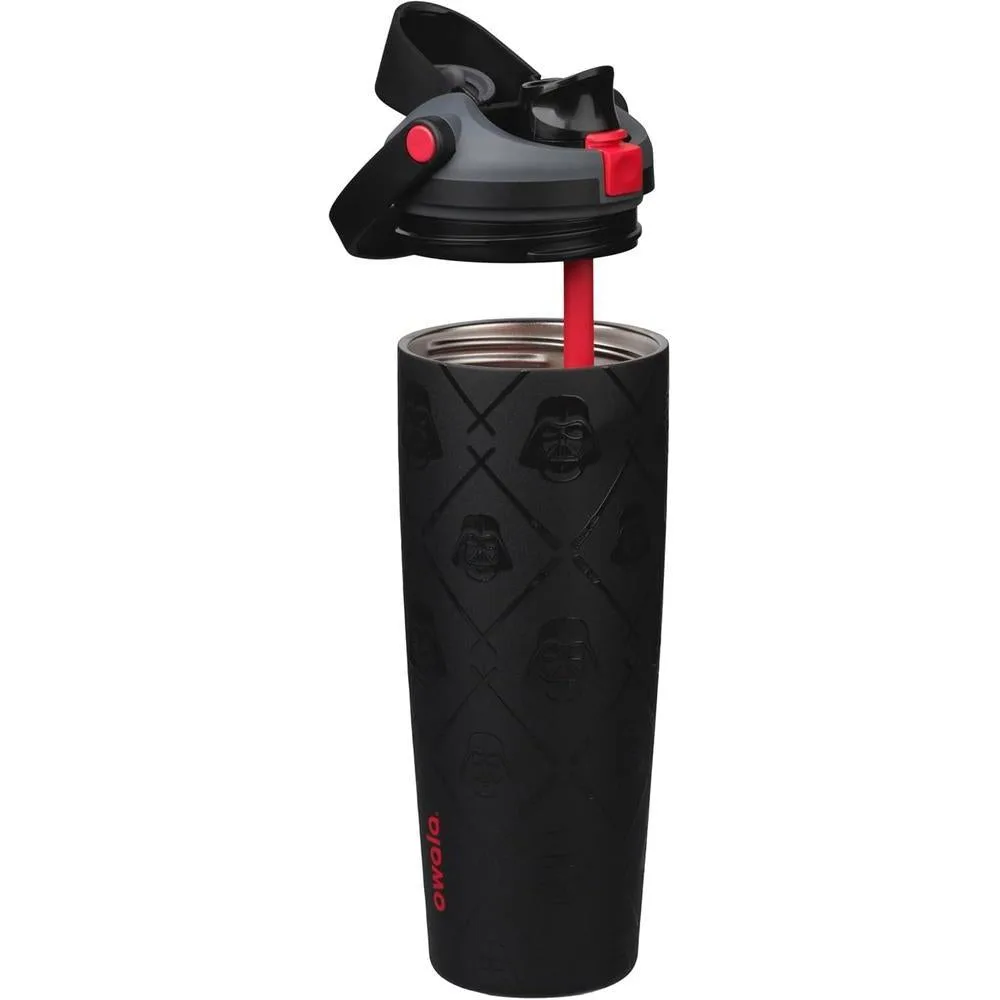 Owala Star Wars FreeSip Sway Botella de Agua Aislada Acero Inoxidable, Boquilla Bidireccional, Popote Integrado, Asa de Cubo, Sin BPA