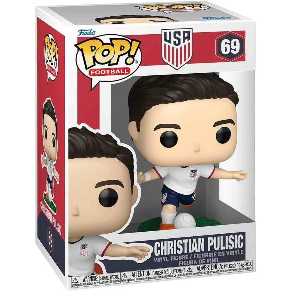 Funko POP! Football: USA - Christian Pulisic - U.S. Men's Soccer Team