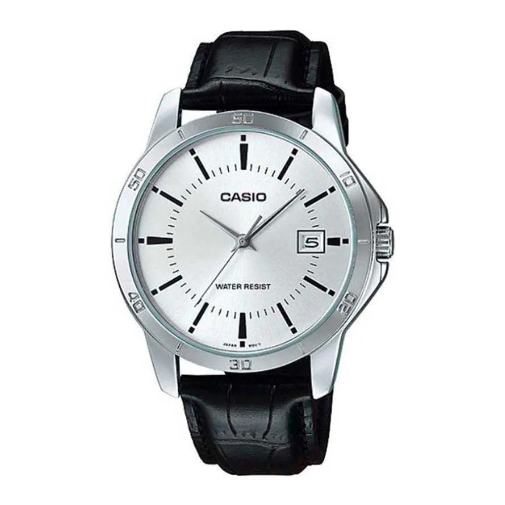 Reloj Casio MTP-V004L-7A Análogo Acero Inoxidable Esfera Plateada