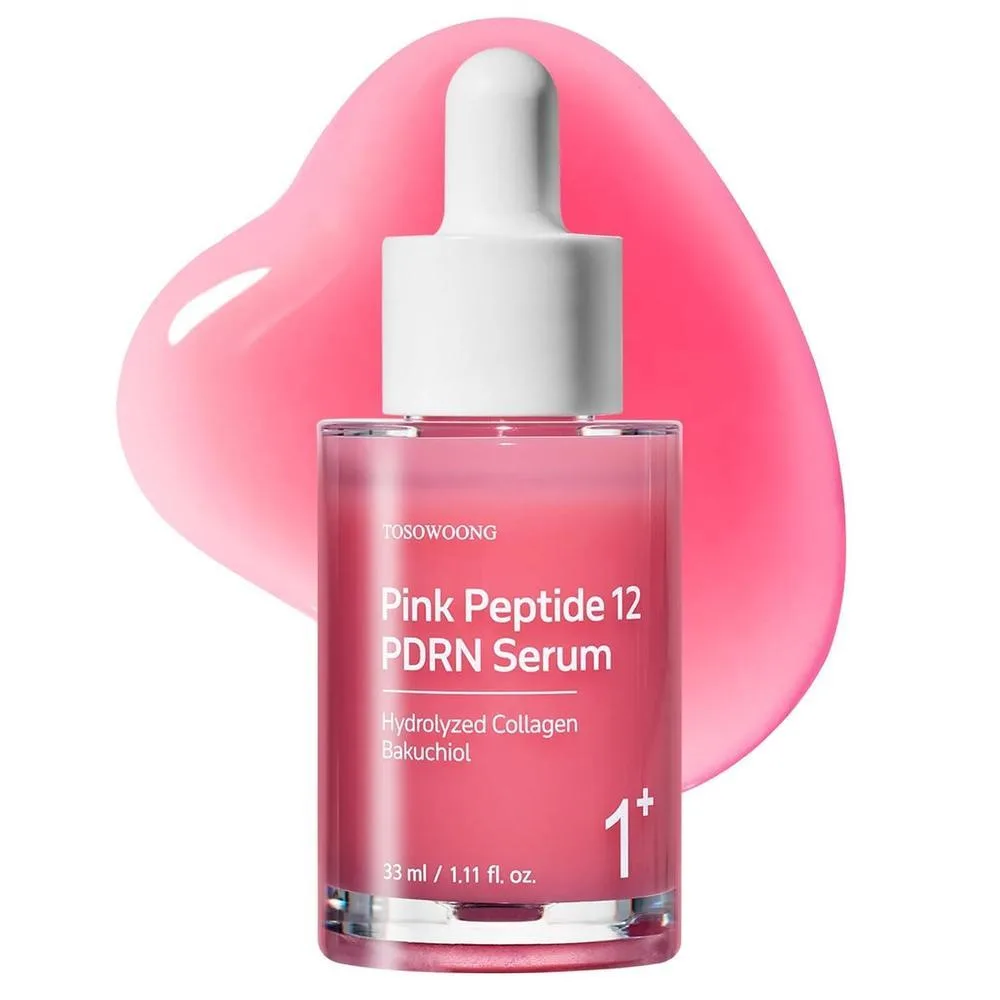 Serum Tosowoong Pink Peptide 12 PDRN para Firmeza y Brillo