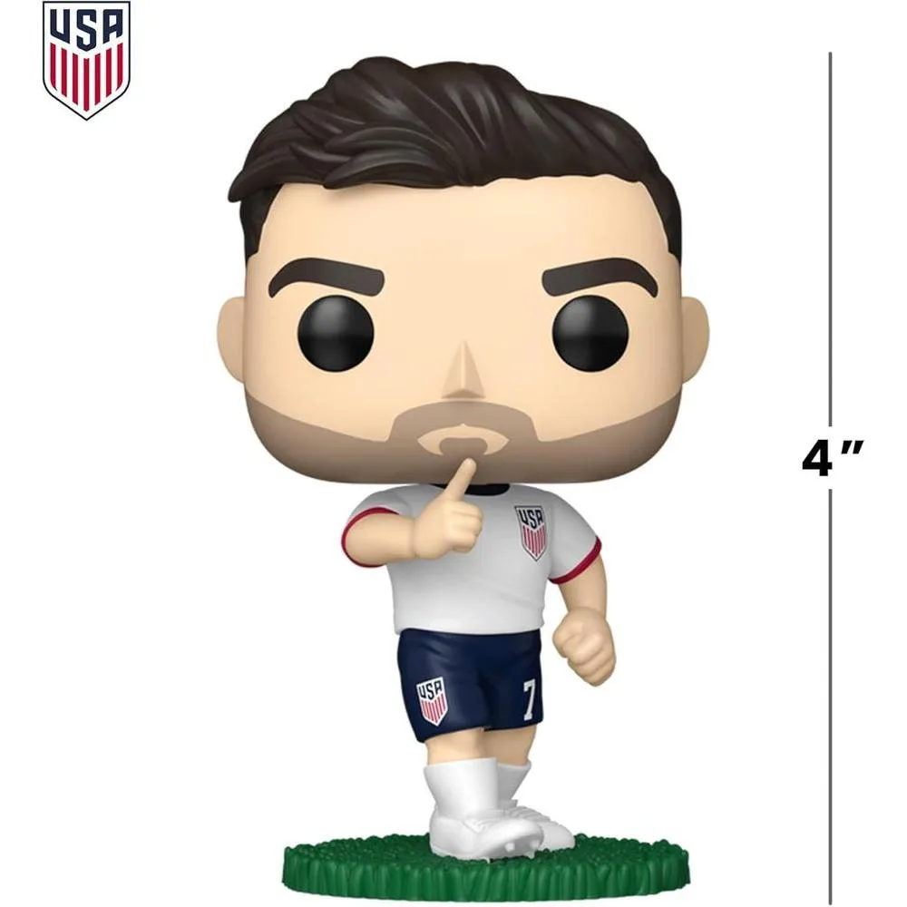 Funko Pop! Football USA Gio Reyna, figura coleccionable del equipo masculino de fútbol de Estados Unidos