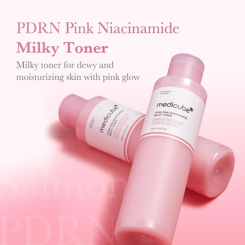 Medicube Pdrn Tónico Rosa Niacinamida Peptido Hidratante 150ml