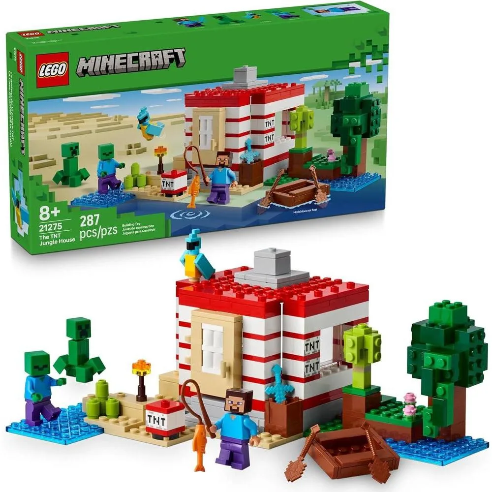 Juego de construcción LEGO Minecraft La Casa TNT de la Jungla 21275