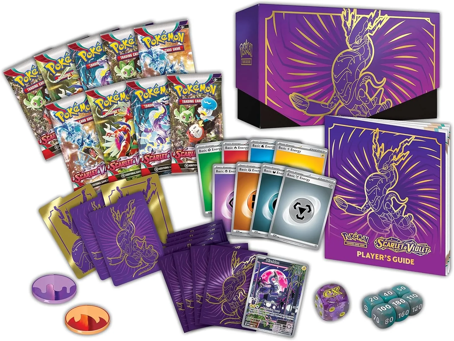 Pokémon TCG: Scarlet & Violet Elite Trainer Case - Purple Miraidon