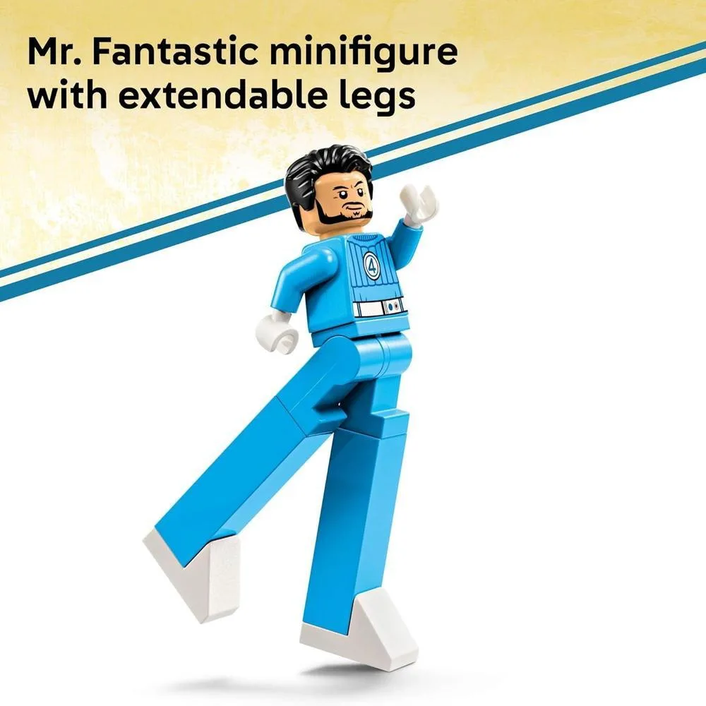 LEGO Marvel Los 4 Fantásticos vs. Galactus - Juguete de construcción con minifiguras de superhéroes, Incluye La Cosa y Mujer Invisible